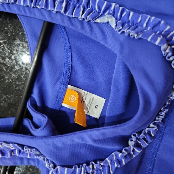 Lucy work out tank wicking sport top build in shelve bra xs - Picture 6 of 6